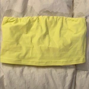 Neon yellow bandeau